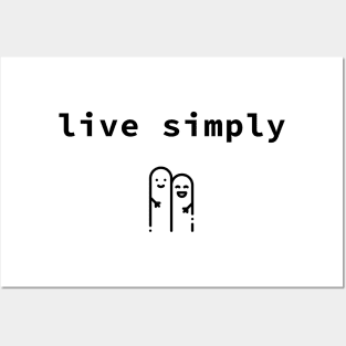 live simply Posters and Art